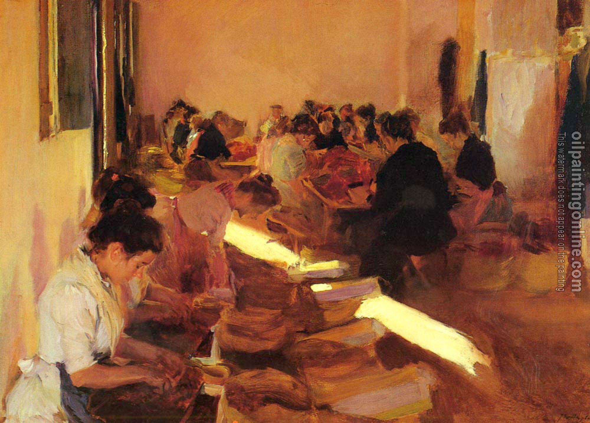 Joaquin Sorolla y Bastida - Encajonando Pasas